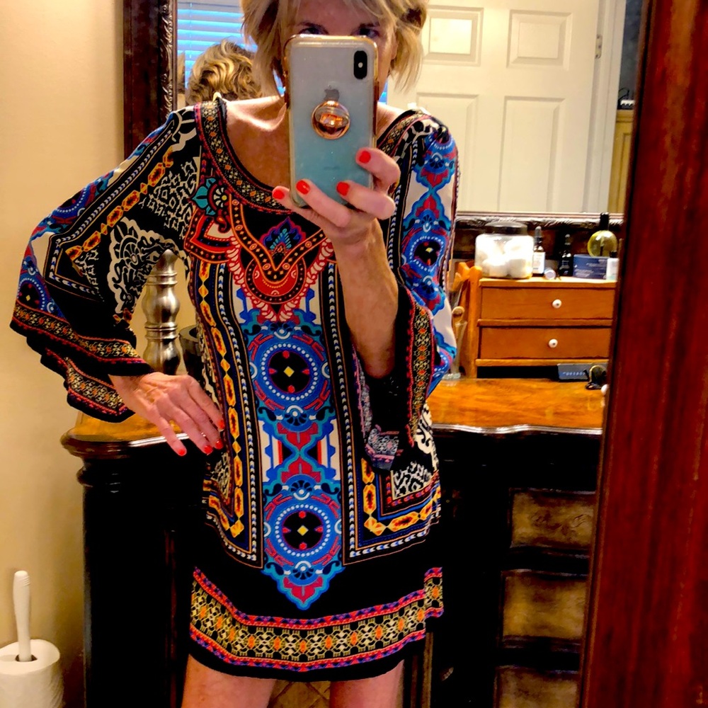 Flying Tomato Dress with Bell Sleeves
